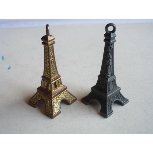 2 miniaturi metal Turnu Eiffel